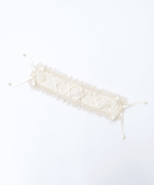レースアップヘッドドレス（カチューシャ）｜axes femme