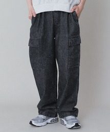 WEGO（ウィゴー）の「WEGO/デニムイージーカーゴパンツ(JUNIOR)（デニムパンツ）」