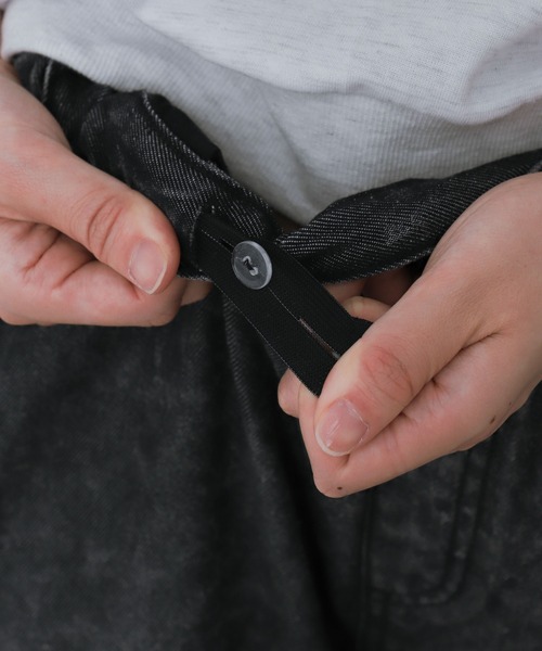 WEGO(ウィゴー)の「WEGO/デニムイージーカーゴパンツ(JUNIOR)(デニムパンツ・キッズ・コバルトブルー/ブラック系3・150/160)」の21枚目の写真