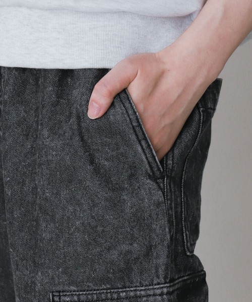 WEGO(ウィゴー)の「WEGO/デニムイージーカーゴパンツ(JUNIOR)(デニムパンツ・キッズ・コバルトブルー/ブラック系3・150/160)」の22枚目の写真