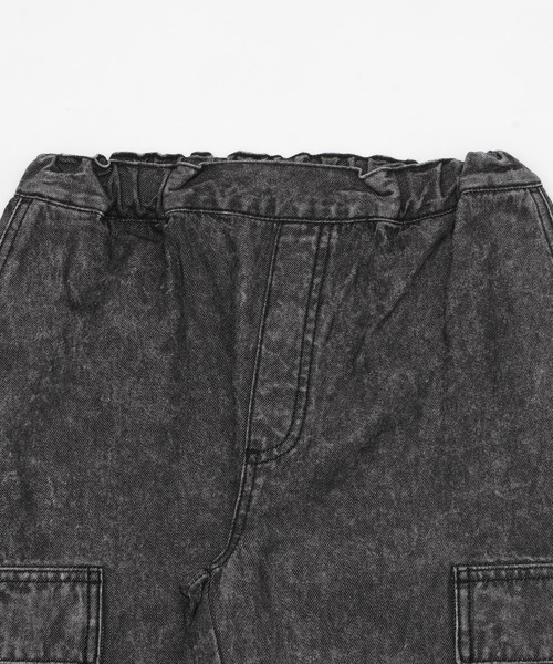 WEGO(ウィゴー)の「WEGO/デニムイージーカーゴパンツ(JUNIOR)(デニムパンツ・キッズ・コバルトブルー/ブラック系3・150/160)」の13枚目の写真