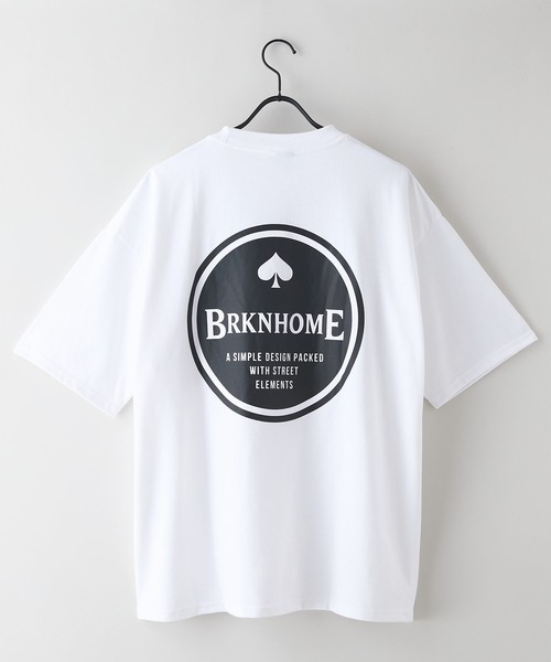 brknhome(ブロークンホーム)の「【brknhome/ブロークンホーム】サークルロゴ バックプリントTシャツ オーバーサイズ(Tシャツ/カットソー・メンズ・ホワイト/ブラック・MEDIUM/LARGE)」の14枚目の写真