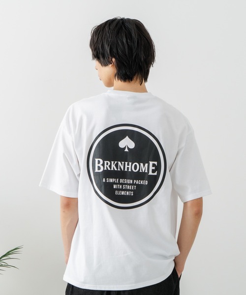 brknhome(ブロークンホーム)の「【brknhome/ブロークンホーム】サークルロゴ バックプリントTシャツ オーバーサイズ(Tシャツ/カットソー・メンズ・ホワイト/ブラック・MEDIUM/LARGE)」の21枚目の写真