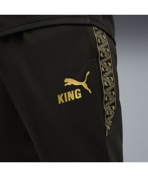 PUMA(プーマ)の「PUMA プーマ メンズ サッカー キング タッチ トレーニング パンツ(その他パンツ・メンズ・ブラック×ゴールド・SMALL/X-LARGE/X-SMALL/MEDIUM/LARGE)」の10枚目の写真
