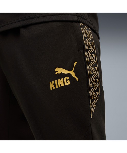 PUMA(プーマ)の「PUMA プーマ メンズ サッカー キング タッチ トレーニング パンツ(その他パンツ・メンズ・ブラック×ゴールド・SMALL/X-LARGE/X-SMALL/MEDIUM/LARGE)」の4枚目の写真