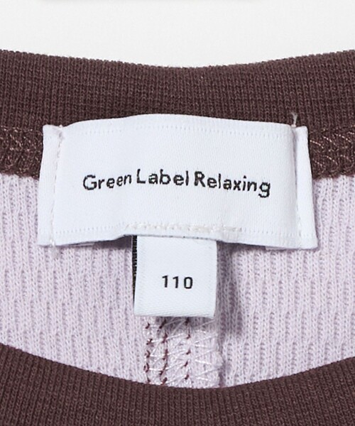 green label relaxing（グリーンレーベルリラクシング）の「アメリカンスリーブ ワンピース / キッズ  100㎝-160㎝（ワンピース・キッズ・ライラック/ネイビー・130cm/150cm/160cm/120cm/110cm/140cm/100cm）」の13枚目の写真