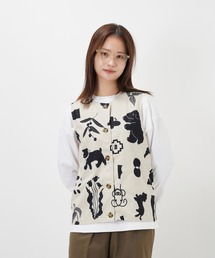 Common Noun（コモン ナウン）の「“CAT”＆“DOG” Kana Akiyama コーデュロイベスト（ベスト）」