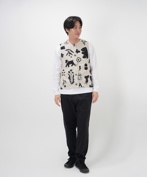 Common Noun(コモン ナウン)の「“CAT”&“DOG” Kana Akiyama コーデュロイベスト(ベスト・レディース・マルチ・M/L)」の15枚目の写真