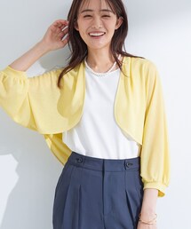 【軽く羽織れる】ボレロカーディガン