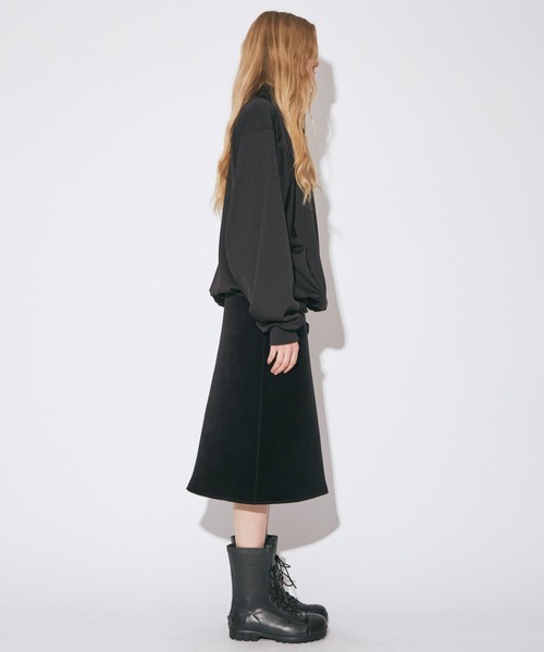 beautiful people（ビューティフルピープル）の「sports jersey high-necked zipup pullover（スウェット・レディース・ブラック/レッド・36/38/40）」の6枚目の写真