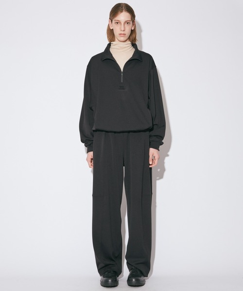 beautiful people（ビューティフルピープル）の「sports jersey high-necked zipup pullover（スウェット・レディース・ブラック/レッド・36/38/40）」の9枚目の写真