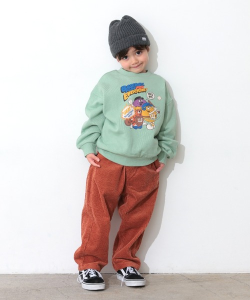 Ocean&Ground（オーシャン&グラウンド）の「ｼﾞｬﾝﾎﾞｺｰﾙﾜｲﾄﾞﾗｯﾌﾟﾊﾟﾝﾂ（その他パンツ・キッズ・イエロー/キナリ/ベージュ/オリーブ/ブラック/レンガ・140/130/120/110/100/90）」の7枚目の写真