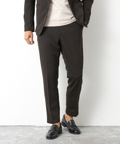 NOLLEY’S(ノーリーズ)の「《ビジカジ/セットアップ対応》【尾州】先染めハニカムイージーPT 25AW(その他パンツ・メンズ・グレー/ネイビー/ダークブラウン/ブラック・M/L/XL/XXL/S)」の4枚目の写真