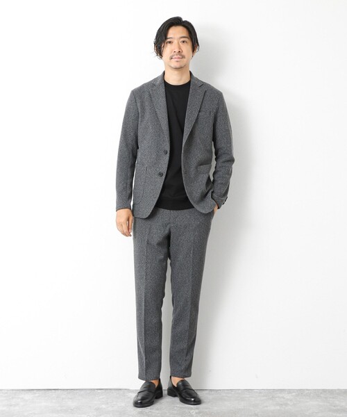 NOLLEY’S(ノーリーズ)の「《ビジカジ/セットアップ対応》【尾州】先染めハニカムイージーPT 25AW(その他パンツ・メンズ・グレー/ネイビー/ダークブラウン/ブラック・M/L/XL/XXL/S)」の16枚目の写真