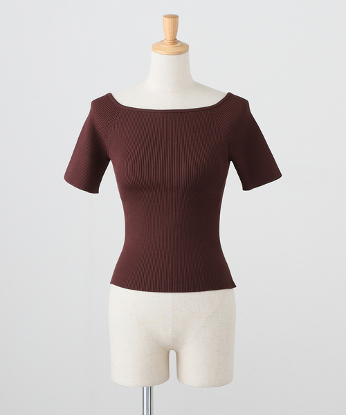 NICENICE MOMENT/ナイスナイスモーメント OPEN SHOULDER SHELL