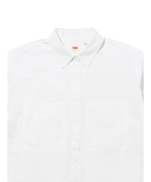 Levi's(リーバイス)の「Levi's/リーバイス HARLIE SS クロップドシャツ(シャツ/ブラウス・レディース・ホワイト・XS/S/M)」の4枚目の写真