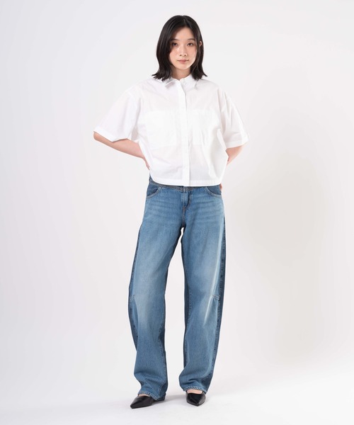 Levi's(リーバイス)の「Levi's/リーバイス HARLIE SS クロップドシャツ(シャツ/ブラウス・レディース・ホワイト・XS/S/M)」の11枚目の写真