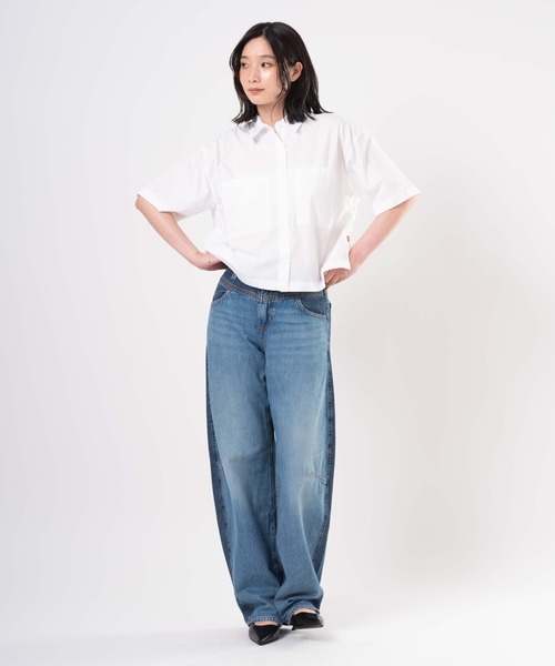 Levi's(リーバイス)の「Levi's/リーバイス HARLIE SS クロップドシャツ(シャツ/ブラウス・レディース・ホワイト・XS/S/M)」の12枚目の写真