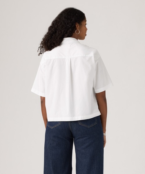 Levi's(リーバイス)の「Levi's/リーバイス HARLIE SS クロップドシャツ(シャツ/ブラウス・レディース・ホワイト・XS/S/M)」の9枚目の写真