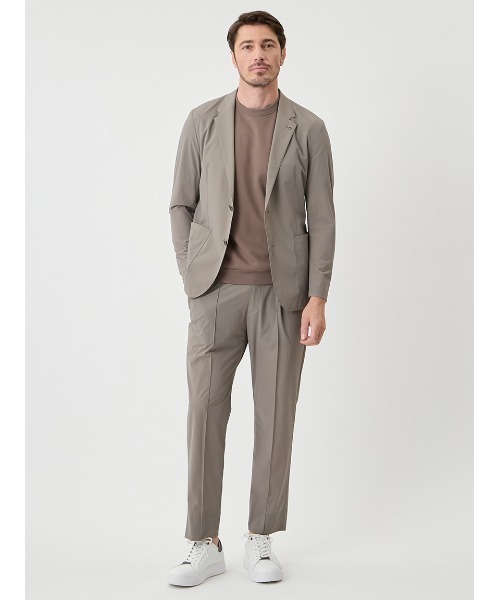CREPE WEAVE SETUP JACKET（テーラードジャケット）｜AOURE