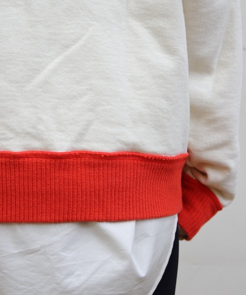 THE SHINZONE（ザ　シンゾーン）の「THE SHINZONE/シンゾーン　カラーブロックスウェット　COLOR BLOCK SWEATSHIRT（スウェット・レディース・ネイビー/ナチュラル・FREE）」の7枚目の写真