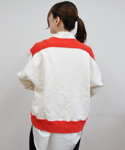 THE SHINZONE（ザ　シンゾーン）の「THE SHINZONE/シンゾーン　カラーブロックスウェット　COLOR BLOCK SWEATSHIRT（スウェット・レディース・ネイビー/ナチュラル・FREE）」の11枚目の写真