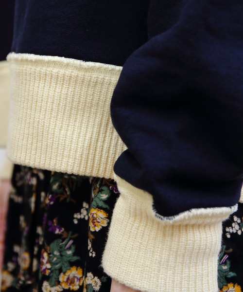 THE SHINZONE（ザ　シンゾーン）の「THE SHINZONE/シンゾーン　カラーブロックスウェット　COLOR BLOCK SWEATSHIRT（スウェット・レディース・ネイビー/ナチュラル・FREE）」の13枚目の写真