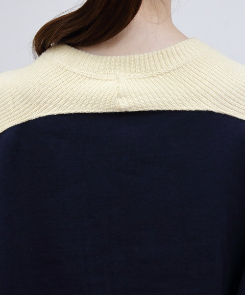 THE SHINZONE（ザ　シンゾーン）の「THE SHINZONE/シンゾーン　カラーブロックスウェット　COLOR BLOCK SWEATSHIRT（スウェット・レディース・ネイビー/ナチュラル・FREE）」の14枚目の写真