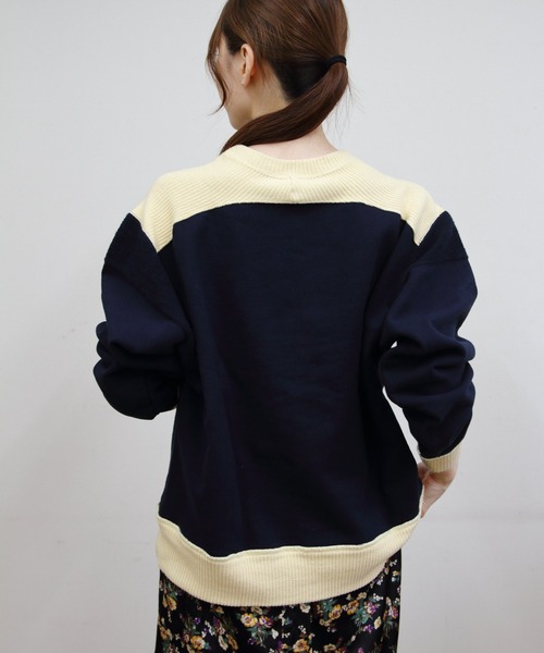 shinzone COLOR BLOCK SWEATSHIRT 今期 完売 セール】THE SHINZONE/シンゾーン カラーブロックスウェット COLOR