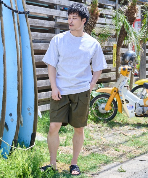Sunny Smith（サニースミス）の「【SUNNY SMITH】SunnySmith無地ボディプレーティング天竺Tシャツ（Tシャツ/カットソー・メンズ・チャコール/オフホワイト/アッシュグレー・SMALL/MEDIUM/LARGE）」の11枚目の写真