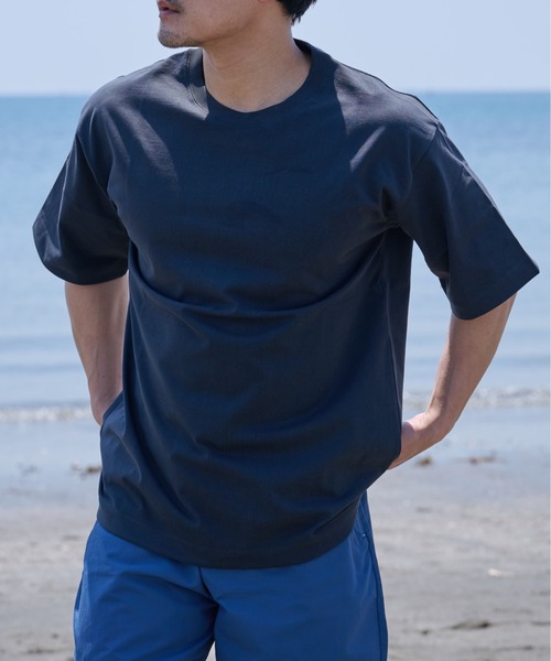 Sunny Smith（サニースミス）の「【SUNNY SMITH】SunnySmith無地ボディプレーティング天竺Tシャツ（Tシャツ/カットソー・メンズ・チャコール/オフホワイト/アッシュグレー・SMALL/MEDIUM/LARGE）」の12枚目の写真