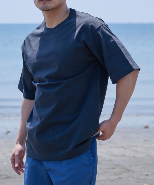 Sunny Smith（サニースミス）の「【SUNNY SMITH】SunnySmith無地ボディプレーティング天竺Tシャツ（Tシャツ/カットソー・メンズ・チャコール/オフホワイト/アッシュグレー・SMALL/MEDIUM/LARGE）」の13枚目の写真