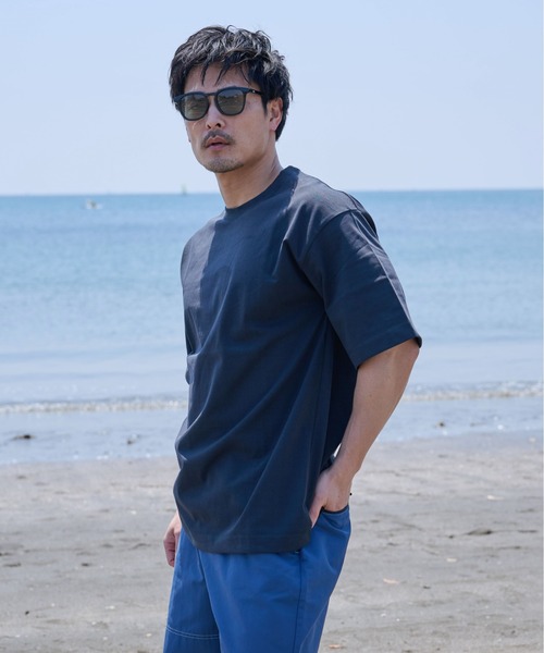 Sunny Smith（サニースミス）の「【SUNNY SMITH】SunnySmith無地ボディプレーティング天竺Tシャツ（Tシャツ/カットソー・メンズ・チャコール/オフホワイト/アッシュグレー・SMALL/MEDIUM/LARGE）」の14枚目の写真