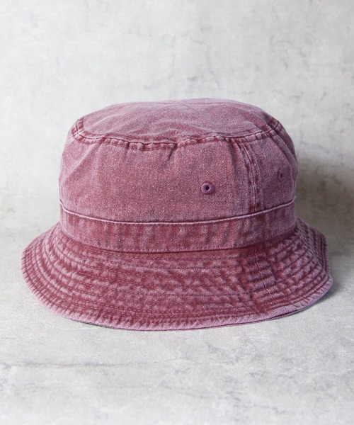 newhattan（ニューハッタン）の「NEWHATTAN Pigment Bucket Hat（ハット・メンズ・ブラウン/ネイビー/カーキ/ベージュ系その他/チャコール/グレー/オリーブ/ブラック/バーガンディー/ゴールド/ロイヤルブルー/オレンジ・FREE）」の10枚目の写真