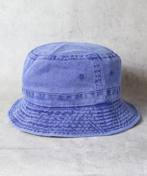 newhattan（ニューハッタン）の「NEWHATTAN Pigment Bucket Hat（ハット・メンズ・ブラウン/ネイビー/カーキ/ベージュ系その他/チャコール/グレー/オリーブ/ブラック/バーガンディー/ゴールド/ロイヤルブルー/オレンジ・FREE）」の9枚目の写真