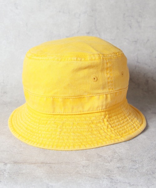 newhattan（ニューハッタン）の「NEWHATTAN Pigment Bucket Hat（ハット・メンズ・ブラウン/ネイビー/カーキ/ベージュ系その他/チャコール/グレー/オリーブ/ブラック/バーガンディー/ゴールド/ロイヤルブルー/オレンジ・FREE）」の12枚目の写真