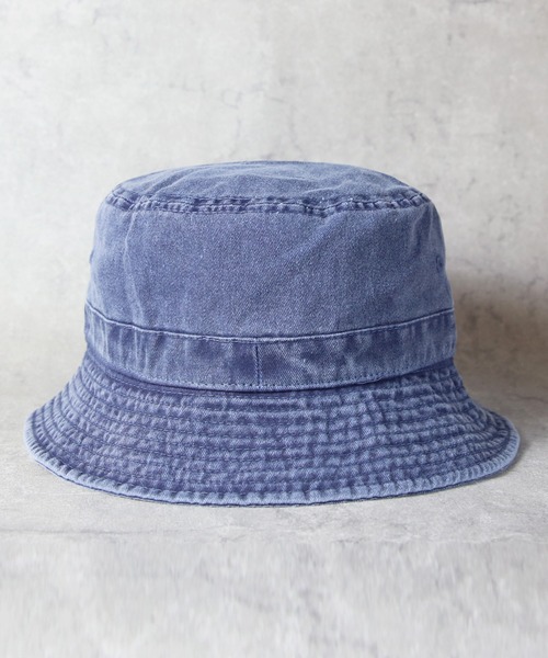newhattan（ニューハッタン）の「NEWHATTAN Pigment Bucket Hat（ハット・メンズ・ブラウン/ネイビー/カーキ/ベージュ系その他/チャコール/グレー/オリーブ/ブラック/バーガンディー/ゴールド/ロイヤルブルー/オレンジ・FREE）」の14枚目の写真