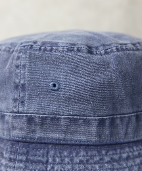 newhattan（ニューハッタン）の「NEWHATTAN Pigment Bucket Hat（ハット・メンズ・ブラウン/ネイビー/カーキ/ベージュ系その他/チャコール/グレー/オリーブ/ブラック/バーガンディー/ゴールド/ロイヤルブルー/オレンジ・FREE）」の16枚目の写真