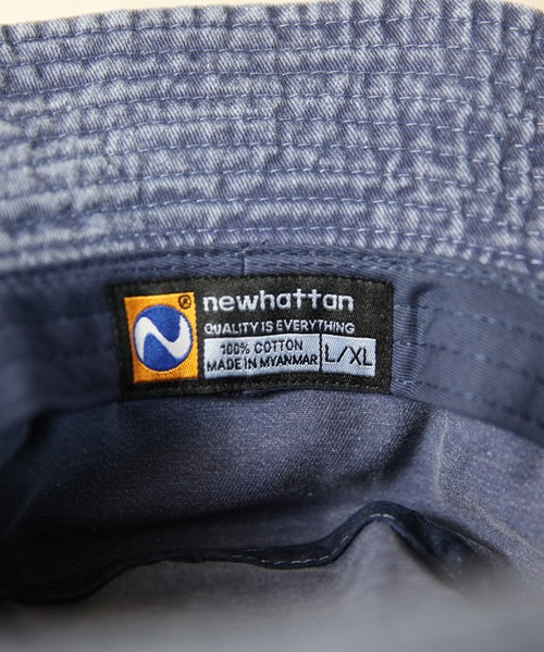 newhattan（ニューハッタン）の「NEWHATTAN Pigment Bucket Hat（ハット・メンズ・ブラウン/ネイビー/カーキ/ベージュ系その他/チャコール/グレー/オリーブ/ブラック/バーガンディー/ゴールド/ロイヤルブルー/オレンジ・FREE）」の18枚目の写真