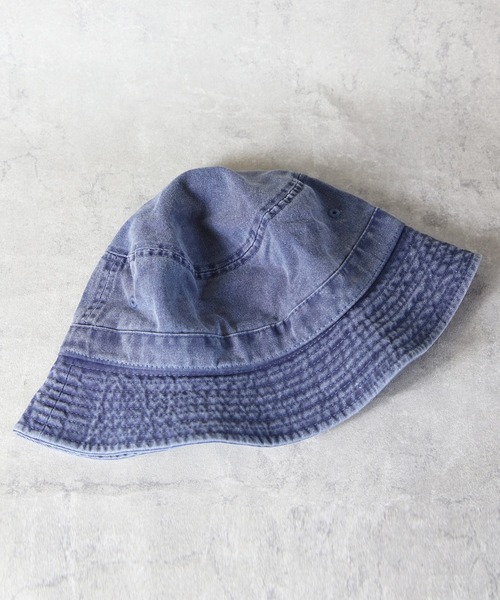 newhattan（ニューハッタン）の「NEWHATTAN Pigment Bucket Hat（ハット・メンズ・ブラウン/ネイビー/カーキ/ベージュ系その他/チャコール/グレー/オリーブ/ブラック/バーガンディー/ゴールド/ロイヤルブルー/オレンジ・FREE）」の19枚目の写真