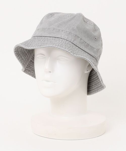 newhattan（ニューハッタン）の「NEWHATTAN Pigment Bucket Hat（ハット・メンズ・ブラウン/ネイビー/カーキ/ベージュ系その他/チャコール/グレー/オリーブ/ブラック/バーガンディー/ゴールド/ロイヤルブルー/オレンジ・FREE）」の22枚目の写真