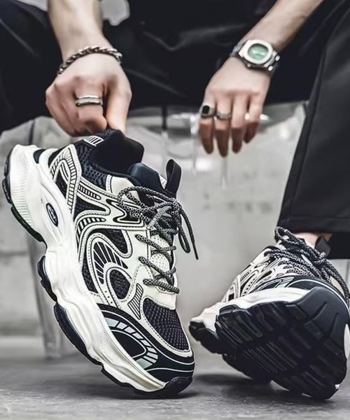 WESTBOY（ウエストボーイ）の「厚底 メッシュスニーカー WO25S13SH12【WB ORIGINALS】（スニーカー・メンズ・ホワイト/ブラック・44/43/42/41）」の7枚目の写真