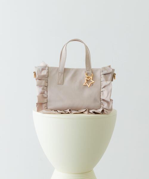 セール】スターチャームフリルミニトートバッグ（ハンドバッグ）｜RODE