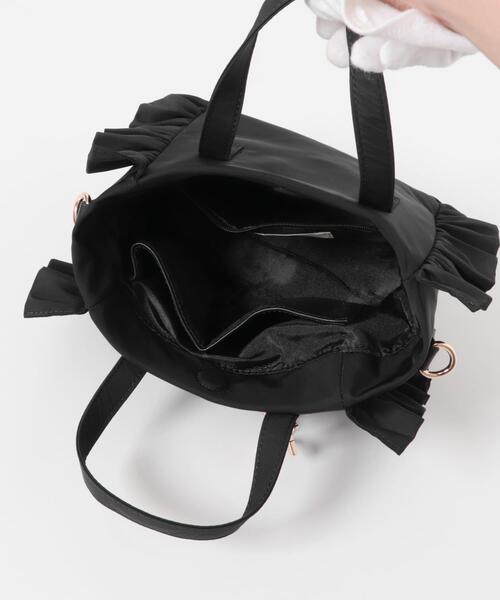 RODE SKO(ロデスコ)の「スターチャームフリルミニトートバッグ(ハンドバッグ・レディース・アイボリー/モカ/ブラック・ONE)」の5枚目の写真