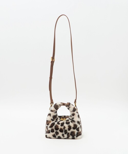 セール】【別注】＜SINBONO＞レオパード フェイクファー バッグ