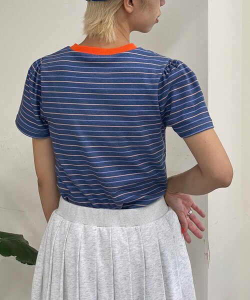 HELLO.SANFRANCISCO(ハローサンフランシスコ)の「【HELLO.SANFRANCISCO/ハローサンフランシスコ】アソート柄TEE付きキャミワンピース(ワンピース・レディース・イエロー/ネイビー/グレー・ONE SIZE)」の13枚目の写真