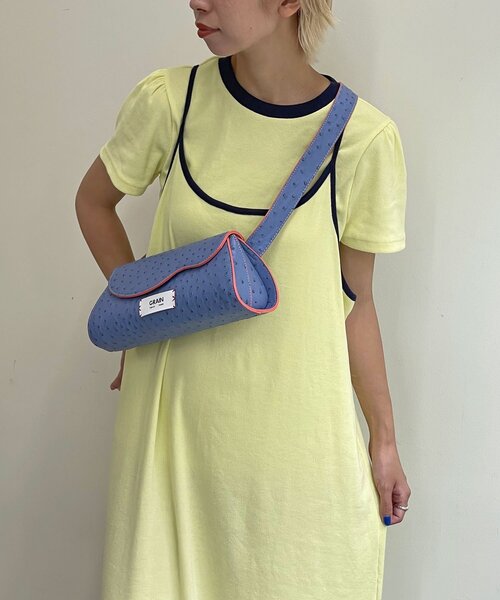 HELLO.SANFRANCISCO(ハローサンフランシスコ)の「【HELLO.SANFRANCISCO/ハローサンフランシスコ】アソート柄TEE付きキャミワンピース(ワンピース・レディース・イエロー/ネイビー/グレー・ONE SIZE)」の5枚目の写真