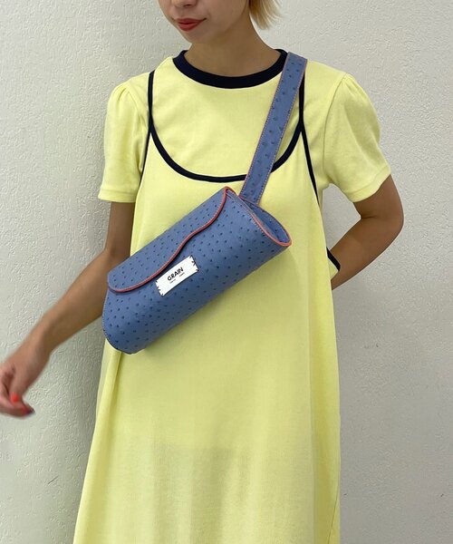 HELLO.SANFRANCISCO(ハローサンフランシスコ)の「【HELLO.SANFRANCISCO/ハローサンフランシスコ】アソート柄TEE付きキャミワンピース(ワンピース・レディース・イエロー/ネイビー/グレー・ONE SIZE)」の4枚目の写真