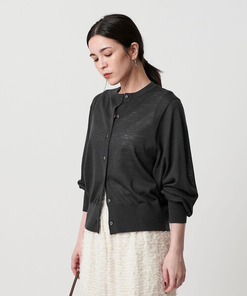 カーディガン　beauty &youth BEAUTY&YOUTH UNITED ARROWS｜Vネック アゼニット カーディガン