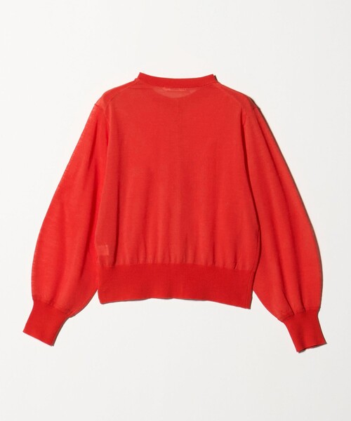★美品 BEAUTY＆YOUTH ビューティー＆ユース レッド カーディガン M 中古・古着通販】BEAUTY&YOUTH (ビューティーアンドユース